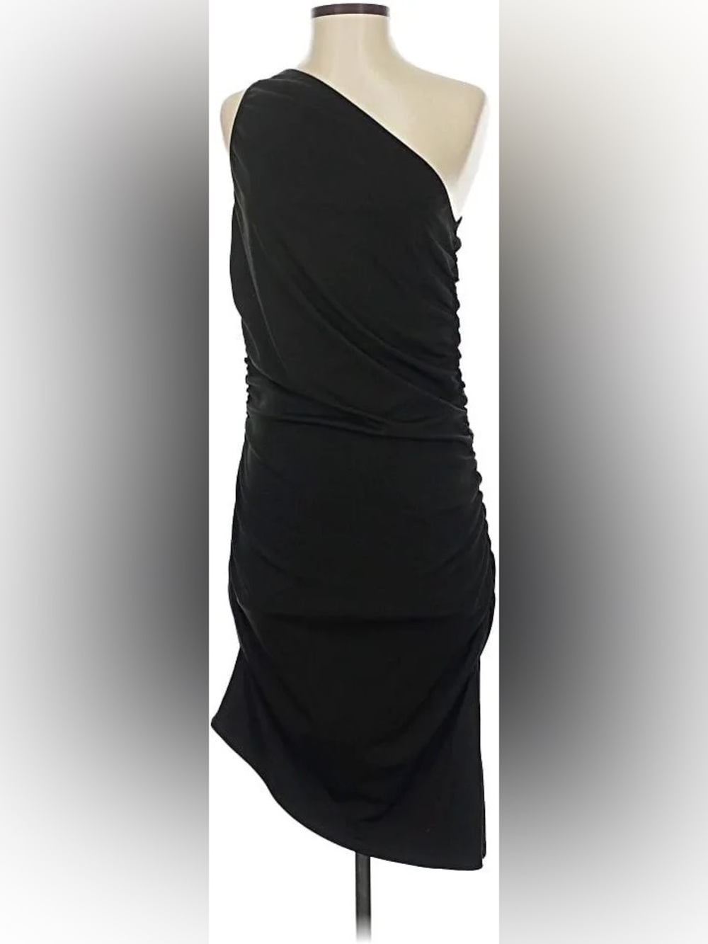 Grace Karin Black Cocktail Dress with ruching